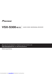 Pioneer VSX-S300-k Bedienungsanleitung