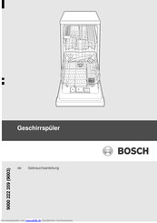 Bosch SRS55M62EU Gebrauchsanleitung