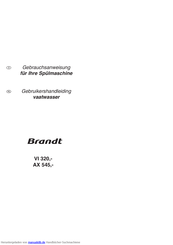Brandt AX545 Gebrauchsanweisung