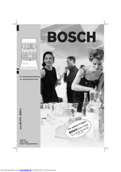 Bosch SGE09A15 Gebrauchsanweisung
