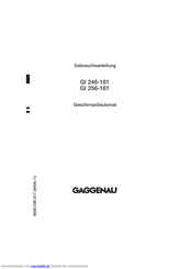 Gaggenau GI 246-161 Gebrauchsanleitung