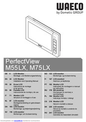 Waeco PerfectView M75LX Montage- Und Bedienungsanleitung