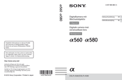 Sony DSLR-A560 Gebrauchshandbuch