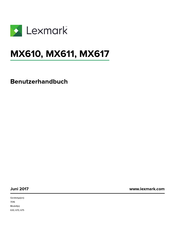 Lexmark MX617 Benutzerhandbuch