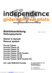 Independence Piccolo Classic Betriebsanleitung