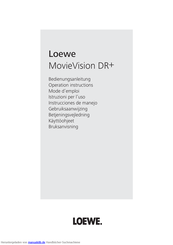 Loewe MovieVision DR Bedienungsanleitung