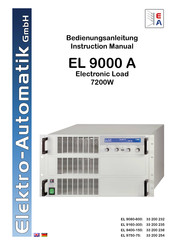 Elektro-Automatik EL 9000 A Bedienungsanleitung