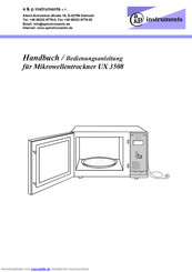 a&p instruments UX 3508 Handbuch, Bedienungsanleitung