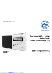 Sankt Lukas Radio Horeb DAB+ 110 Bedienungsanleitung