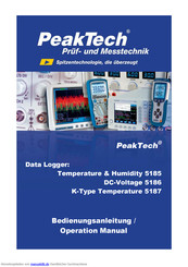 PeakTech 5185 Bedienungsanleitung