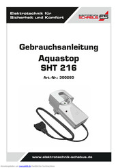 Elektrotechnik Schabus Aquastop SHT 216 Gebrauchsanleitung