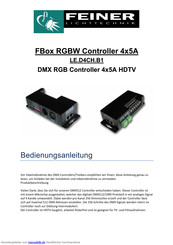 Feiner DMX512 Bedienungsanleitung