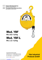 Yale YBF-02 Originalbetriebsanleitung