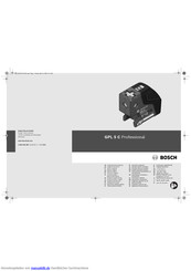 Bosch GPL 5 C Professional Originalbetriebsanleitung