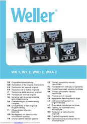 Weller WXA 2 Originalbetriebsanleitung