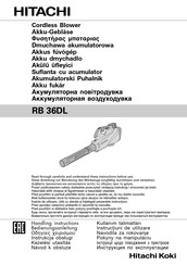 Hitachi RB 36DL Bedienungsanleitung