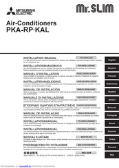 Mitsubishi Electric Mr.SLIM PKA-RP100KAL Installationshandbuch