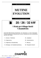 Chappee MUTINE EVOLUTION 32 Montageanleitung