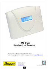 Bodet TIME BOX Handbuch Fur Benutzer