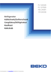 Beko FS124330 Handbuch