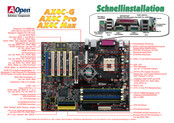 Aopen AX4C Pro Schnellinstallation