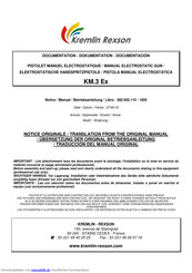 Kremlin-Rexson KM.3 Ex Betriebsanleitung