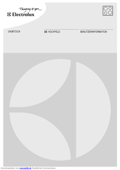 Electrolux GK58TCICN Benutzerinformation