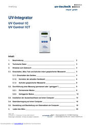 UV-technik UV Control 1C Anleitung