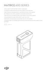 dji Matrice 600 Series Sicherheitsvorschriften