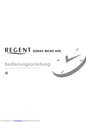 Regent 6203.B Bedienungsanleitung