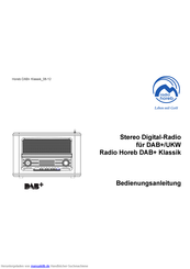 Radio Horeb DAB+ Klassik Bedienungsanleitung