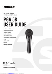 Shure PGA 58 Bedienungsanleitung