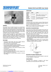 Shure SM93 Handbuch