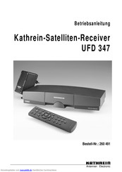 Kathrein UFD 347 Betriebsanleitung