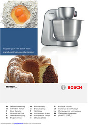 Bosch MUM59 serie Gebrauchsanleitung