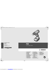 Bosch PSR 1400 LI Originalbetriebsanleitung