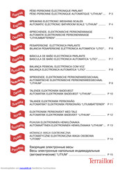 Terraillon LITHIUMBATTERIEN Handbuch