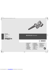 Bosch GBL 18V-120 Professional Originalbetriebsanleitung