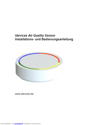 iDevices Air Quality Sensor Installations- Und Bedienungsanleitung