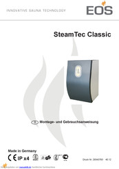 EOS SteamTec Classic Montage- Und Gebrauchsanweisung