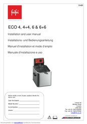 FriFri ECO 4+4 Installations- Und Bedienungsanleitung