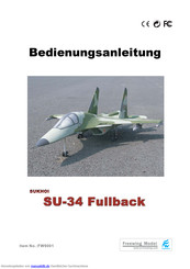 Freewing SU-34 Fullback FW9001 Bedienungsanleitung