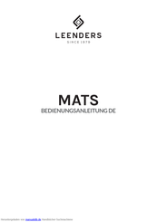 Leenders MATS Bedienungsanleitung