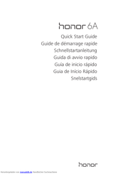 honor 6A Schnellstartanleitung