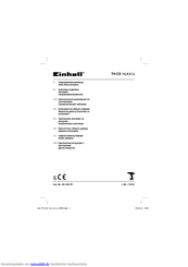 EINHELL TH-CD 14,4-2 Li Originalbetriebsanleitung