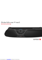 Contour RollerMouse Free3 Benutzerhandbuch