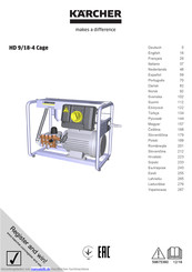 Kärcher HD 9/18-4 Cage Bedienungsanleitung