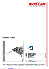Albert Roller 160160 Betriebsanleitung