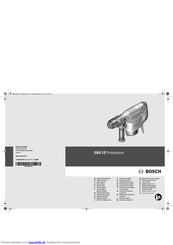 Bosch gsh 3 e Professional Originalbetriebsanleitung