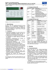 Schenker Storen MSG-4H KNX EES T5 Benutzer- Und Installationsanleitung